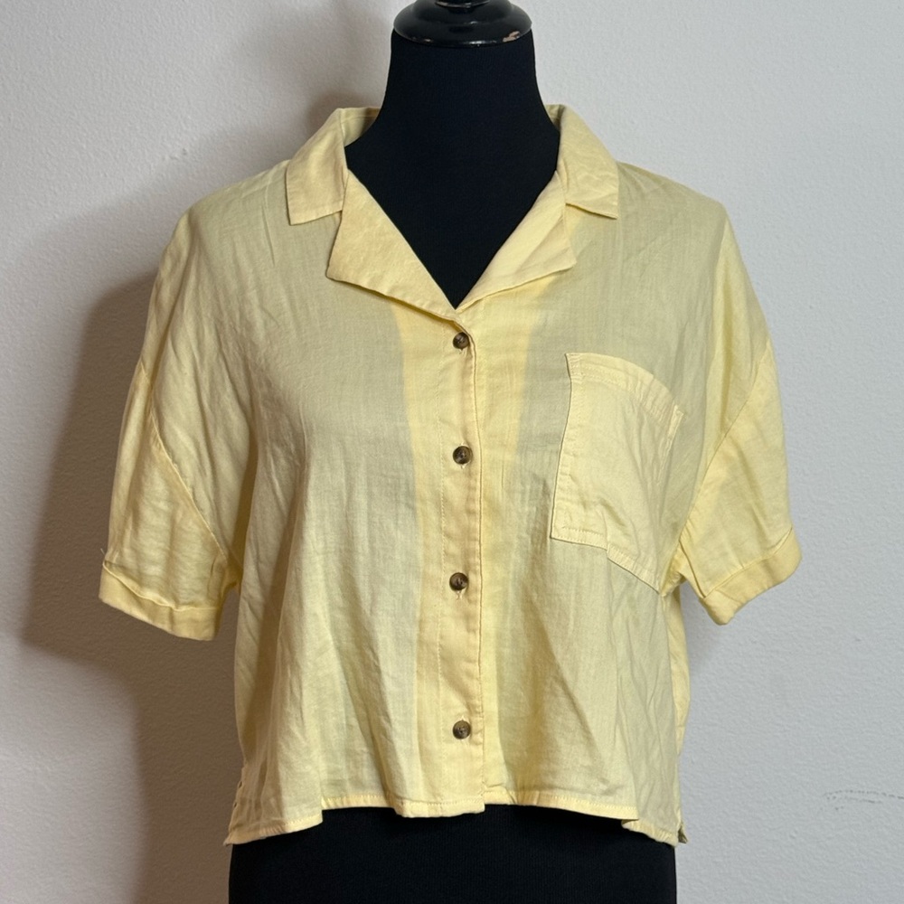 SO GOODS FOR LIFE BUTTON FRONT SHIRT